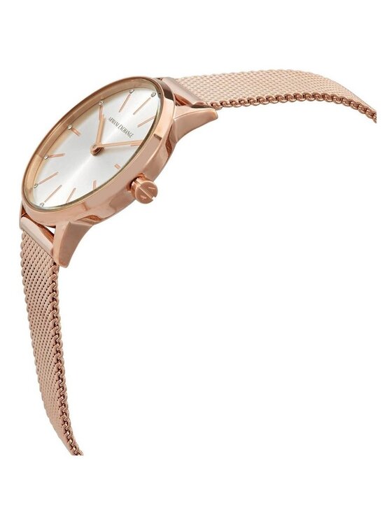 NWT Armani Exchange Lola Quartz Silver Dial Ladies Watch